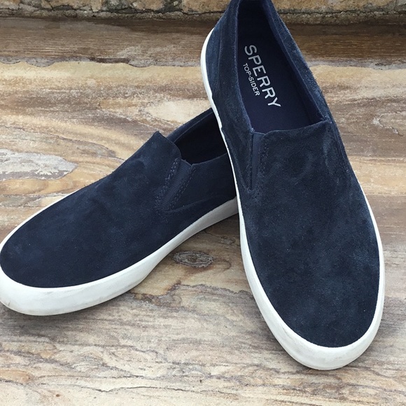 Blue Suede Sperry Topspiders | Poshmark